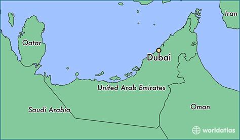 dubai where is it located.